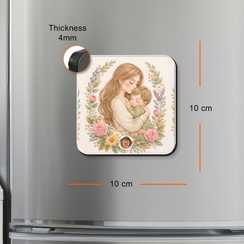 Personalized Mom Musical Fridge Magnet Rechargeable Speaker Gift